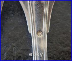 Série de 4 fourchettes en argent massif François Naudin poinçon Vieillard 332g