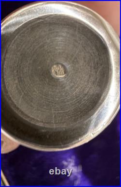 Service 12 Verres A Liqueur En Argent Massif Poincon Minerve 1 Er Titre