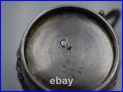 Service A Liqueur Verres Et Plateau En Argent Massif Poincon Minerve Baccarat