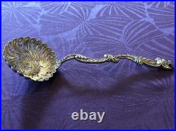 Splendide Saupoudreuse en argent massif poinçon SANGLIER, de Style Art Nouveau
