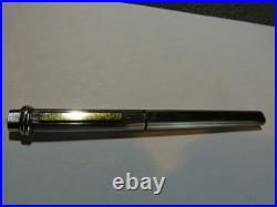 Stylo plume à encre Cartier Paris en argent massif poinçon crabe