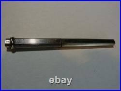 Stylo plume à encre Cartier Paris en argent massif poinçon crabe