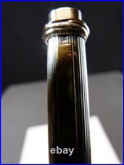Stylo plume à encre Cartier Paris en argent massif poinçon crabe