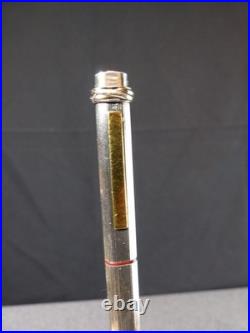 Stylo plume à encre Cartier Paris en argent massif poinçon crabe