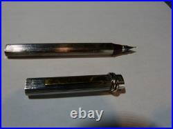 Stylo plume à encre Cartier Paris en argent massif poinçon crabe