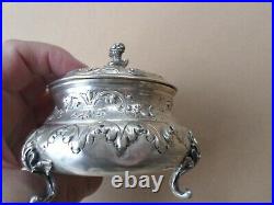 Sucrier-Argent Massif-POINÇONS Minerve-style Louis XV- silver