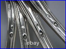 Suite 4 Cuilleres A Ragout Argent Massif Poincon Coq Paris 1809 Modele Filets