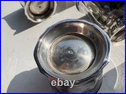 Suite De 4 Timbales A Liqueur Argent Massif Poincon Minerve 1 Er Titre