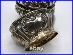 Suite De 6 Montures De Saleron Argent Massif Poincon Minerve