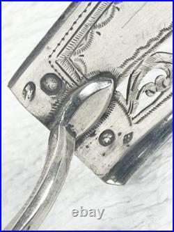 Superbe Pelle A Poisson Ancienne Poinçon Coq Argent Massif