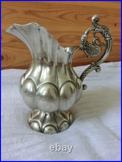 Superbe Pot A Lait Argent Massif Poincon