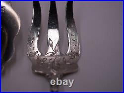 Superbe Service A Hors D Oeuvres 4 Pieces Argent Massif Poincon Sanglier