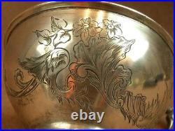 Superbe Tasse A Cafe En Argent Massif Poincon Minerve 1 Er Titre