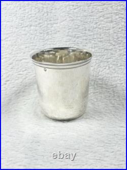 Superbe Timbale Ancienne Poinçon Coq Argent Massif