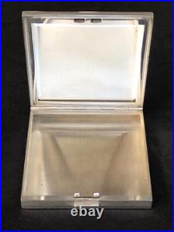 Superbe ancien POUDRIER ART DECO en ARGENT MASSIF poinçon TETE DE MINERVE Superbe ancien POUDRIER ART DECO en ARGENT MASSIF poinçon TETE DE MINERVE