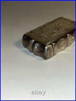 TABATIERE EN ARGENT MASSIF poinçon MINERVE 1er Titre