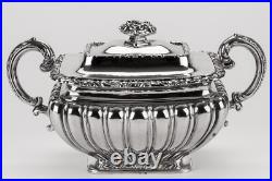 THÉIÈRE ARGENT MASSIF 1er T. Et SUCRIER 1529g POINÇON VIEILLARD ENSEMBLE ASSORTI