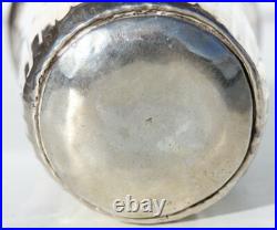 TIMBALE EN ARGENT MASSIF 950/1000 POINÇON TÊTE DE MINERVE 7,5 cm 87,3 g