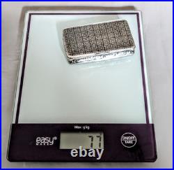 Tabatière 77 Grammes Argent Massif Nieillé et Vermeil Poinçon Minerve
