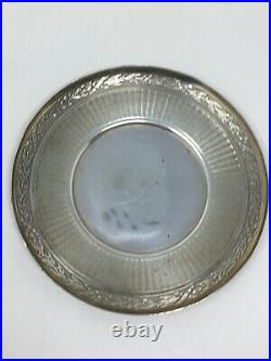 Tasse Porcelaine cerclé D'argent Massif Poinçon Minerve Antique Silver Cup 159 g