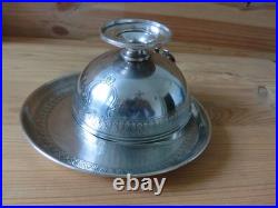 Tasse + Sous Tasse A Chocolat Argent Massif Poincon Minerve