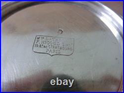 Tasse + Sous Tasse A Chocolat Argent Massif Poincon Minerve