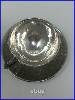 Tasse & Sous Tasse Argent massif Poinçon Minerve Antique Silver Cup