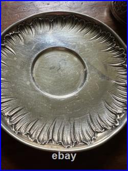 Tasse a Chocolat Argent Massif Poinçon Minerve Décors Rocaille Silver Cup