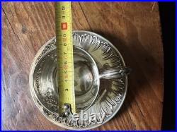Tasse a Chocolat Argent Massif Poinçon Minerve Décors Rocaille Silver Cup