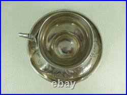 Tasse à café ARGENT MASSIF poinçon MINERVE 1r Titre sterling silver 139g lot n°2