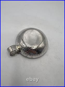 Taste-vin En Argent Massif Poincon 1 Er Coq Paris 1798 Modele Anse Courbe