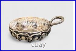 Tastevin Argent Massif Anse En Serpentdecor De Pampres Poincon Vieillard