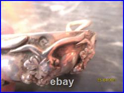 Tastevin Argent Massif Anse En Serpentdecor De Pampres Poincon Vieillard