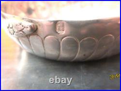 Tastevin Argent Massif Anse En Serpentdecor De Pampres Poincon Vieillard
