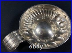 Tastevin patronymique XIXe en argent massif Poinçon Minerve 1