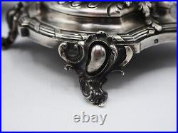 Tetard Paire De Bougeoirs 2 Feux En Argent Massif Poincon Minerve Style 18 Eme