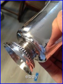 Timbale Argent massif sur piédouche poinçon XIXème 75,6 g