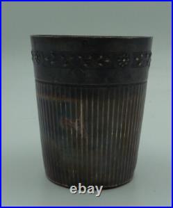 Timbale ancienne en argent massif 1er titre poinçon minerve #5256#