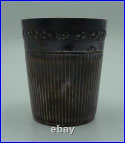 Timbale ancienne en argent massif 1er titre poinçon minerve #5256#