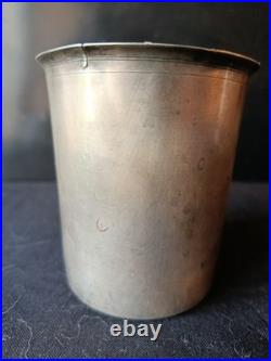 Timbale argent massif Poinçon Département et Minerve ancienne 1798-1838 M B M