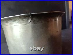 Timbale argent massif Poinçon Département et Minerve ancienne 1798-1838 M B M