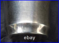 Timbale argent massif poinçon minerve maître orfèvre gobelet argent ciselé fleur