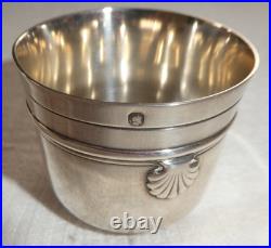 Timbale art déco en argent massif poinçon Minerve orfévre Cardeilhac Paris 30 gr
