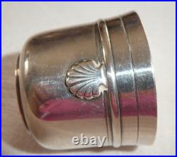 Timbale art déco en argent massif poinçon Minerve orfévre Cardeilhac Paris 30 gr