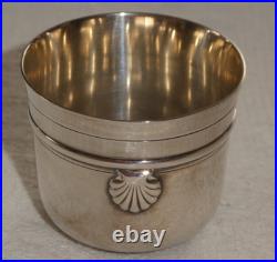 Timbale art déco en argent massif poinçon Minerve orfévre Cardeilhac Paris 30 gr