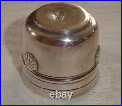 Timbale art déco en argent massif poinçon Minerve orfévre Cardeilhac Paris 30 gr
