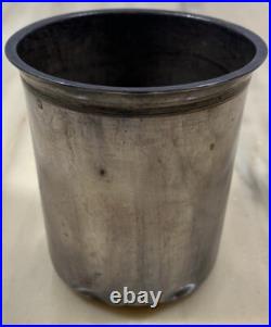 Timbale en Argent Massif Poinçon Monogramme 66,91 g