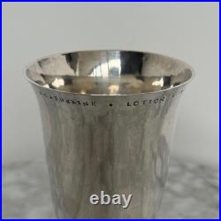 Timbale en argent XVIIIe poinçon fermiers généraux pied godronné M3952