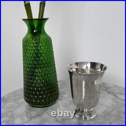 Timbale en argent XVIIIe poinçon fermiers généraux pied godronné M3952