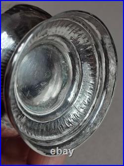 Timbale tulipe en Argent 950°/°° à piédouche godronné poinçon 1er Coq, 112,4g
